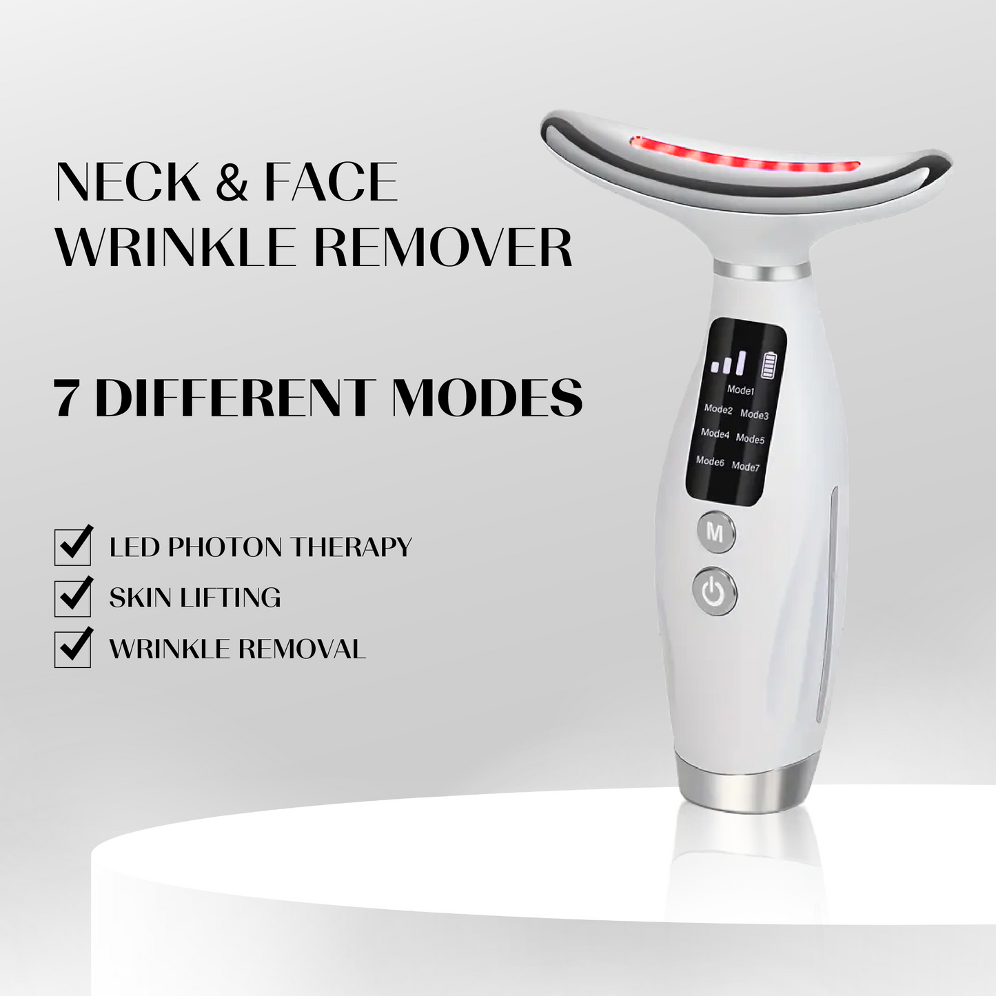 Aura™ EMS RED LIGHT THERAPY FACE NECK LIFT WRINKLE REMOVER