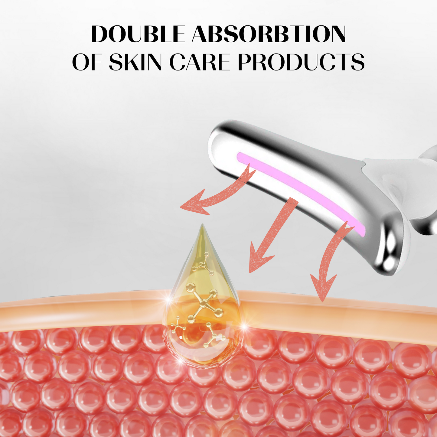 Aura™ EMS RED LIGHT THERAPY FACE NECK LIFT WRINKLE REMOVER